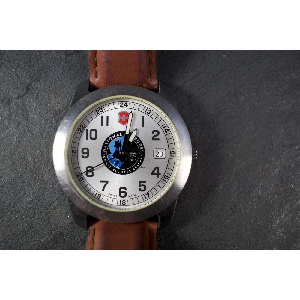 Victorinox Swiss Army 2013 Boy Scout National Jamboree Summit Watch 39mm Silver